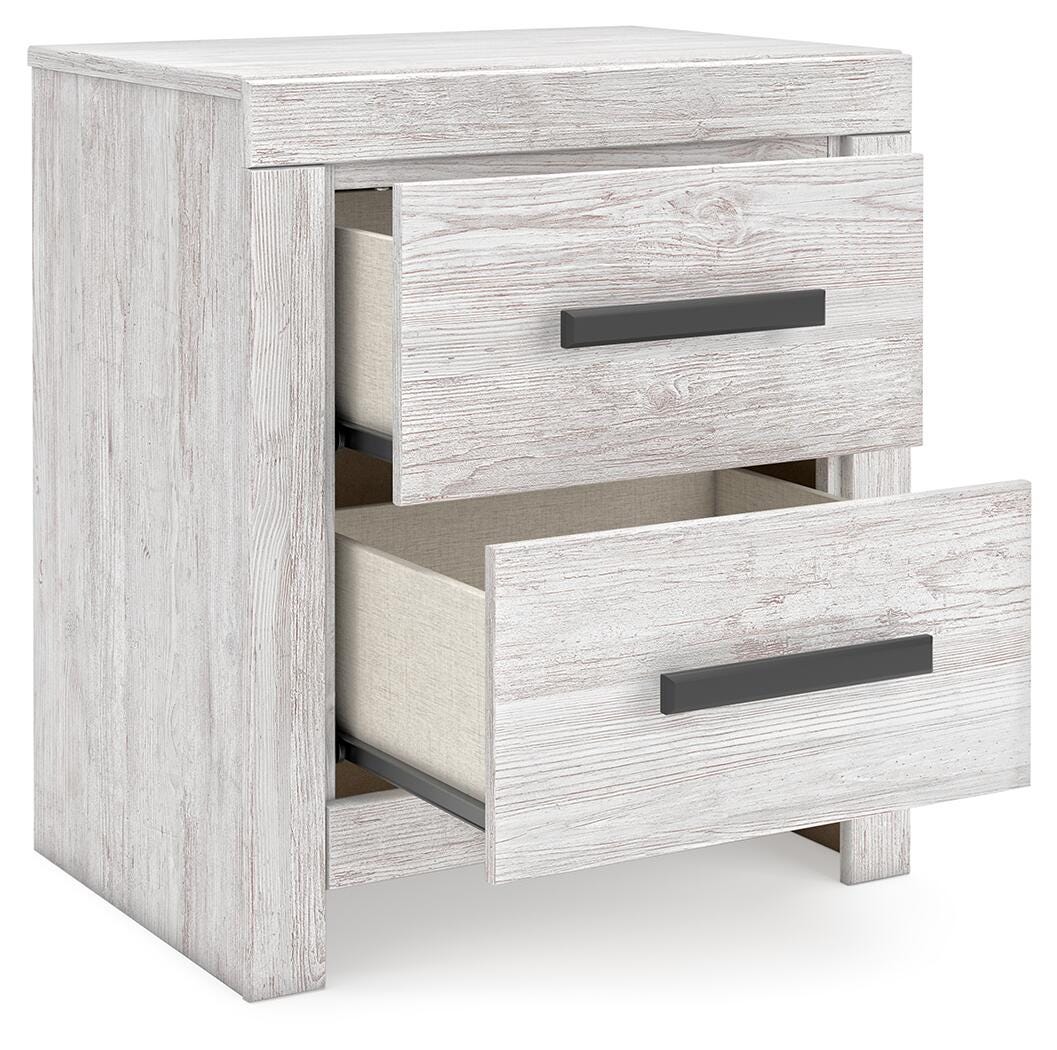 Cayboni Full Panel Bed, Dresser, Mirror and Nightstand - B3788B14