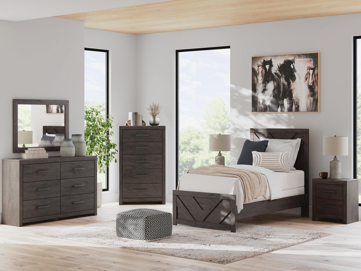 Prendonea Twin Panel Bed - B3789B2