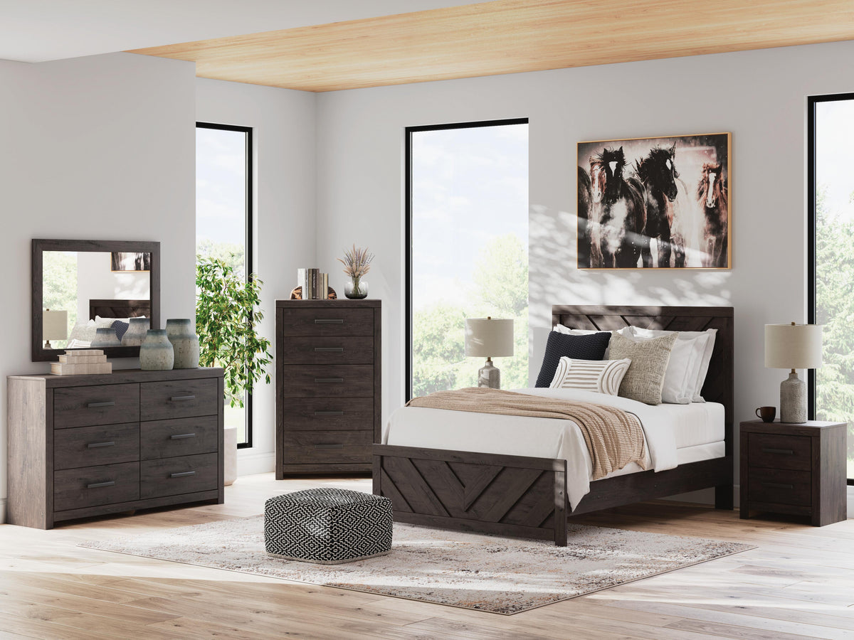 Prendonea Full Panel Bed - B3789B3