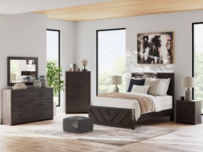 Prendonea Full Panel Bed - B3789B3