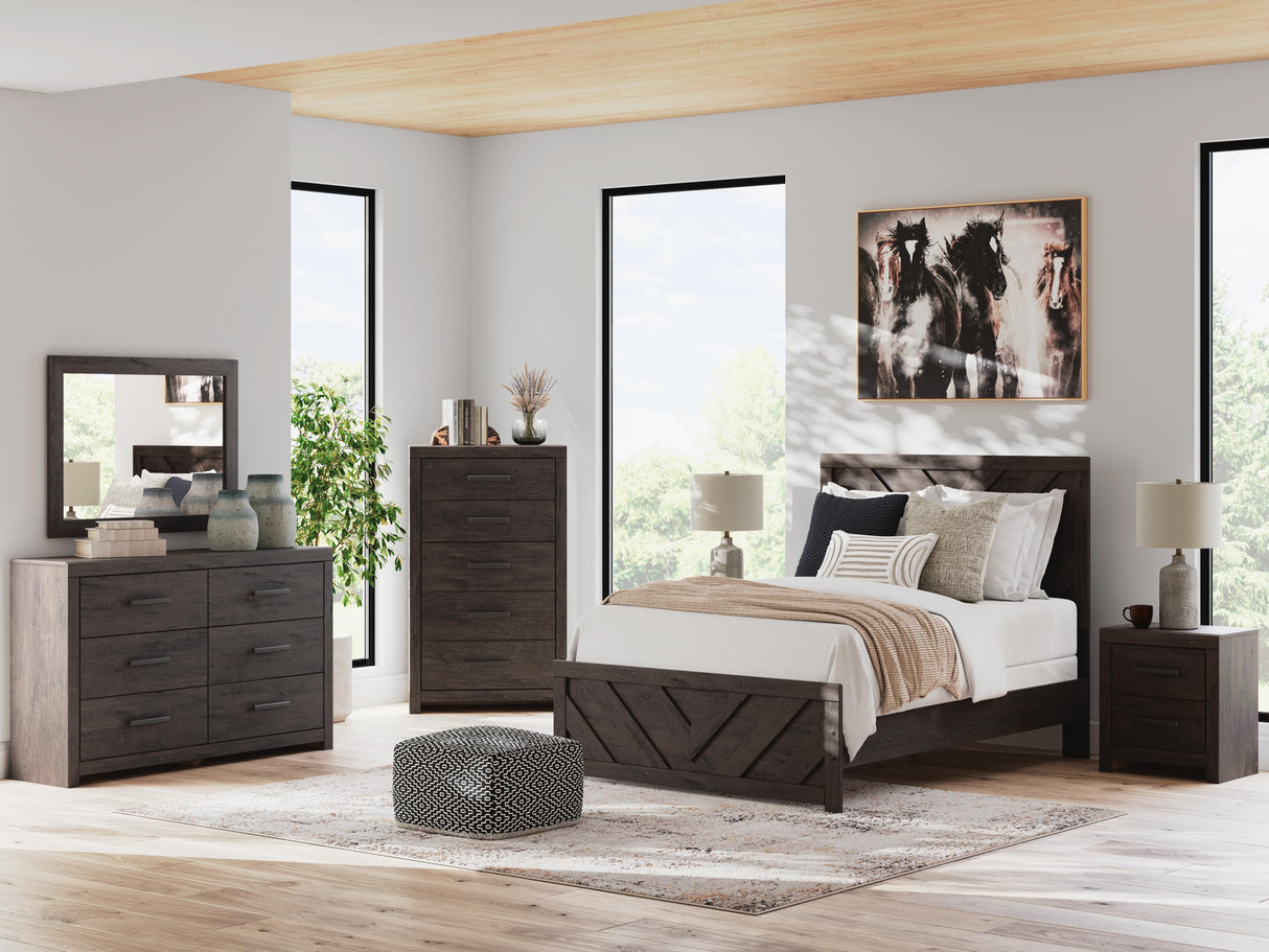 Prendonea Full Panel Bed - B3789B3