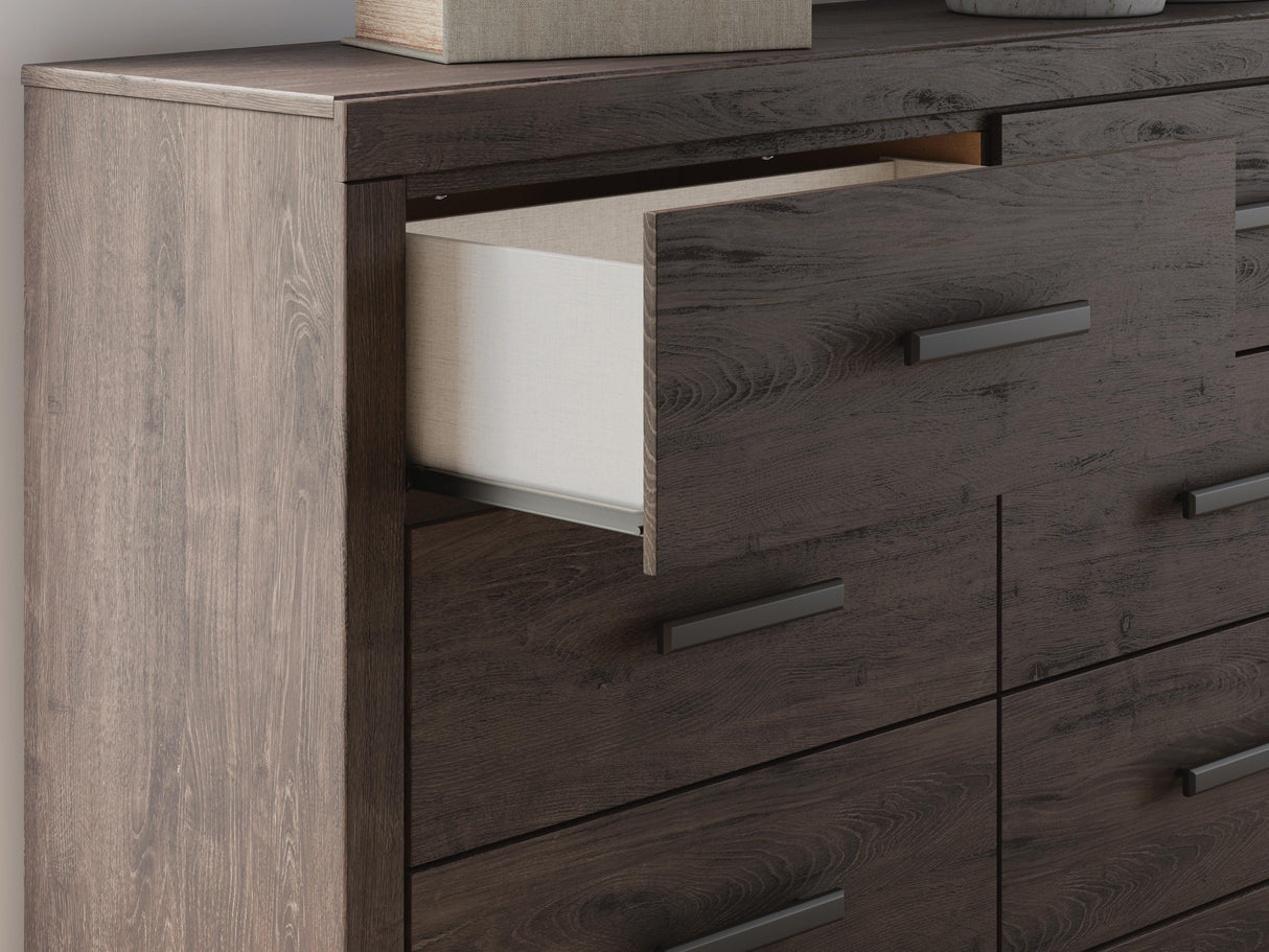 Prendonea Queen Panel Bed, Dresser and Nightstand - B3789B9