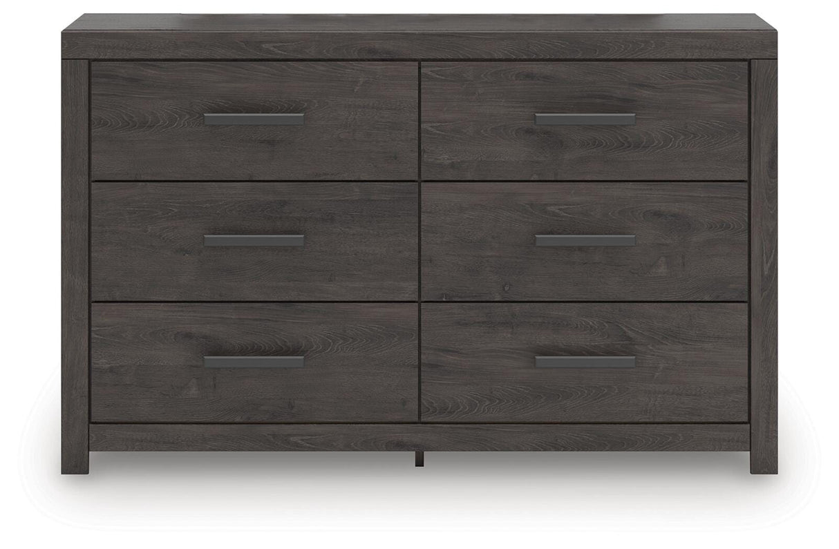 Prendonea King Panel Bed, Dresser and Nightstand - B3789B16