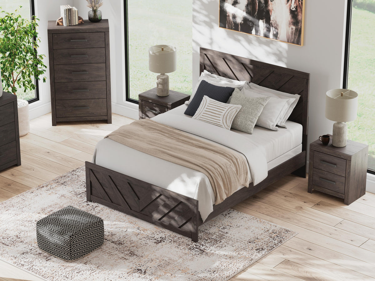 Prendonea Queen Panel Bed - B3789B4
