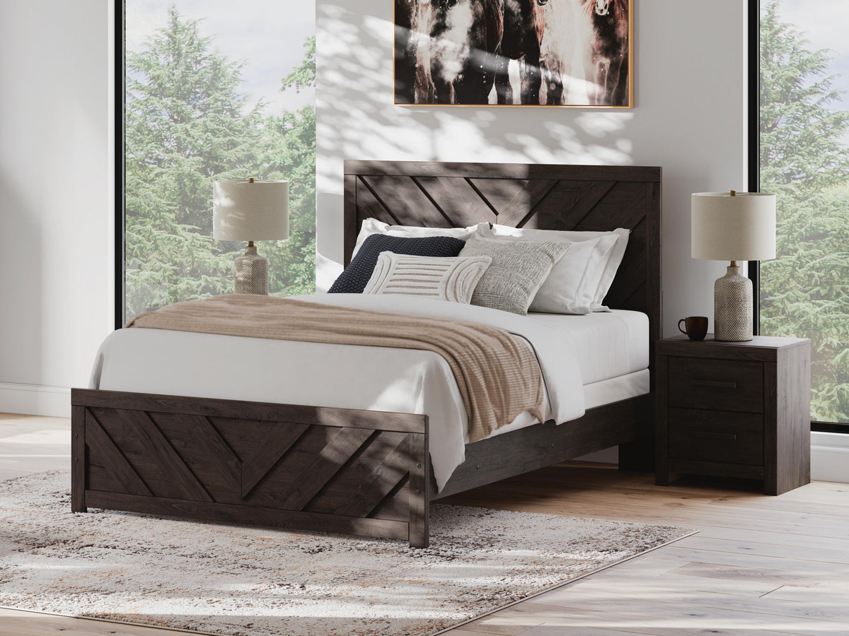 Prendonea Queen Panel Bed, Dresser and Mirror - B3789B7