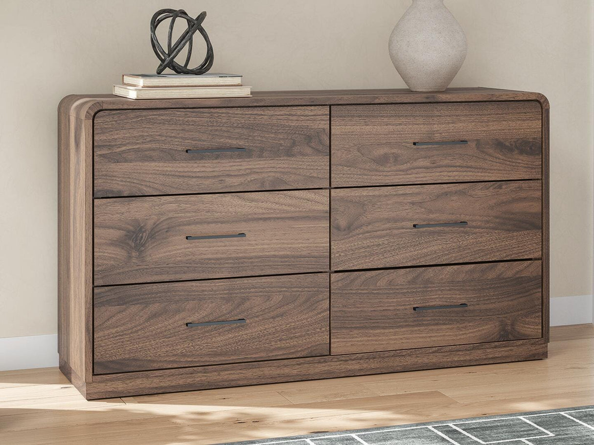 Fortlorn King Panel Bed, Dresser and Nightstand - PCB386B8