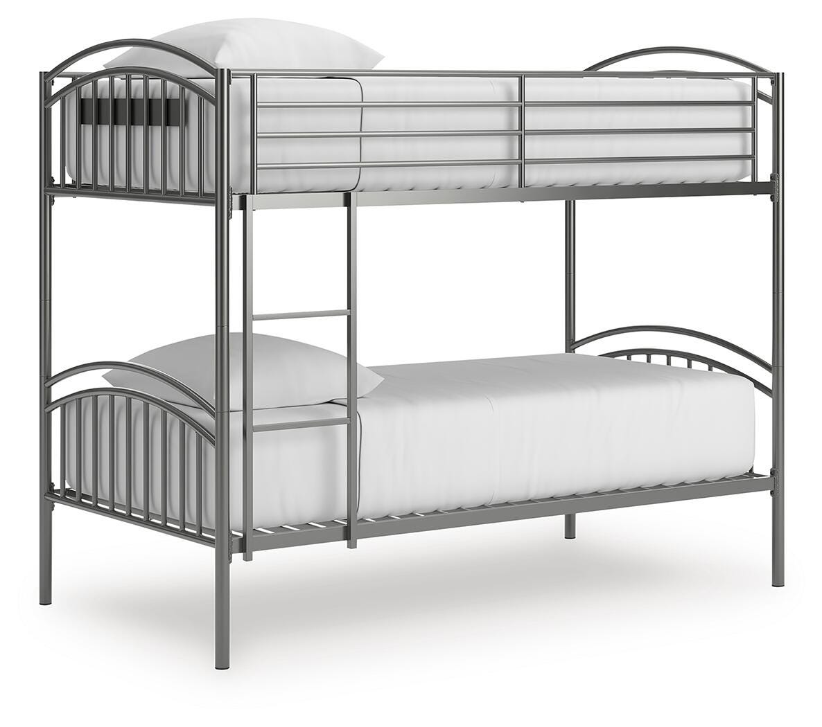 Lanceburg Twin over Twin Bunk Bed with Ladder - PCB400-59