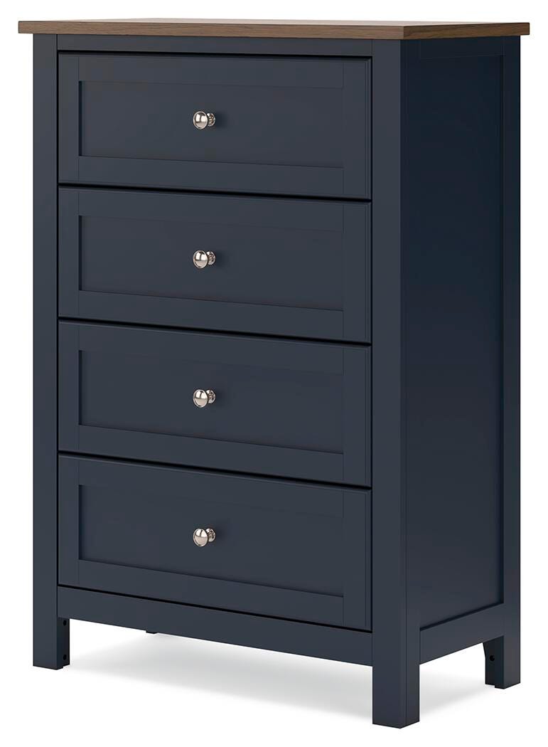 Landocken Twin Panel Bed, Chest and Nightstand - B414B19