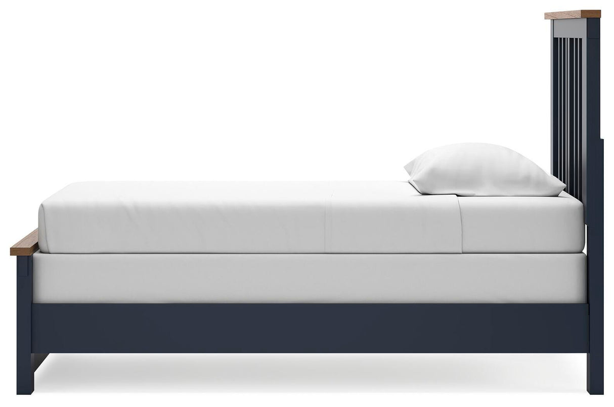 Landocken Twin Panel Bed, Chest and Nightstand - B414B19