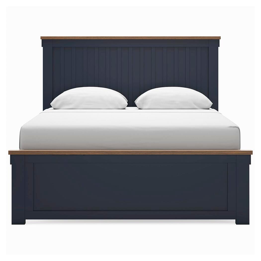 Landocken Queen Panel Bed, Dresser and Mirror - B414B11