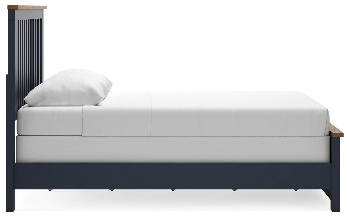 Landocken Queen Panel Bed, Dresser and Mirror - B414B11