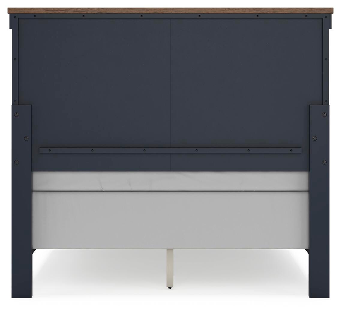 Landocken Full Panel Bed, Dresser and Mirror - B414B7