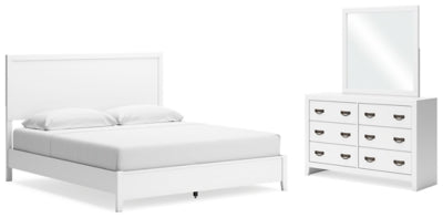 Binterglen King Panel Bed, Dresser and Mirror - B427B12