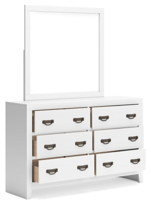 Binterglen California King Panel Bed, Dresser and Mirror - B427B13