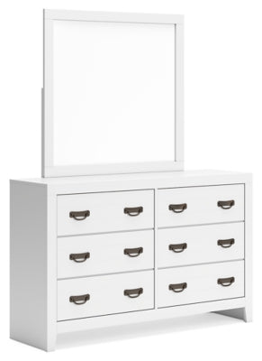 Binterglen Twin Panel Bed, Dresser and Mirror - B427B3
