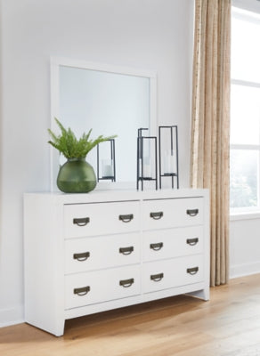 Binterglen Full Panel Bed, Dresser and Mirror - B427B5