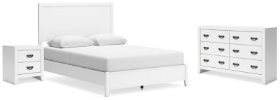 Binterglen Queen Panel Bed, Dresser and Nightstand - B427B10