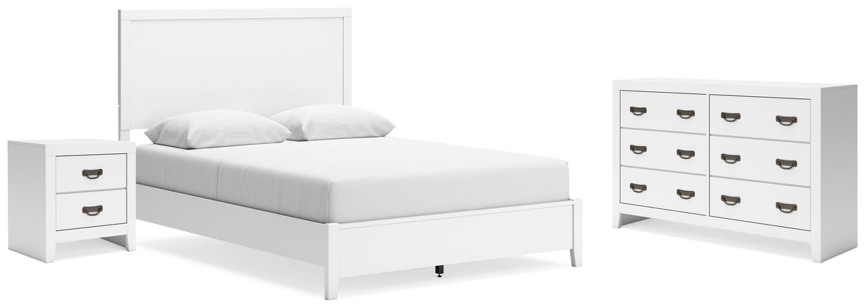 Binterglen Queen Panel Bed, Dresser and Nightstand - B427B10