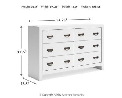 Binterglen King Panel Bed, Dresser and Nightstand - B427B11
