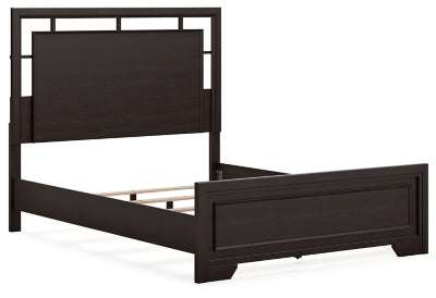 Covetown Queen Panel Bed, Dresser and Mirror - B441B7