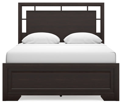 Covetown Queen Panel Bed, Dresser and Mirror - B441B7
