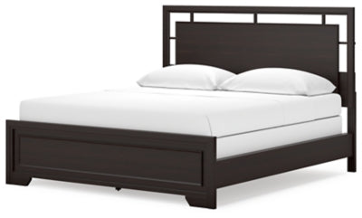 Covetown California King Panel Bed, Dresser and Mirror - B441B11