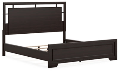 Covetown California King Panel Bed, Dresser and Mirror - B441B11