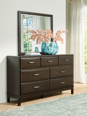 Vanmore Full Storage Bed, Dresser and Mirror - B479B5