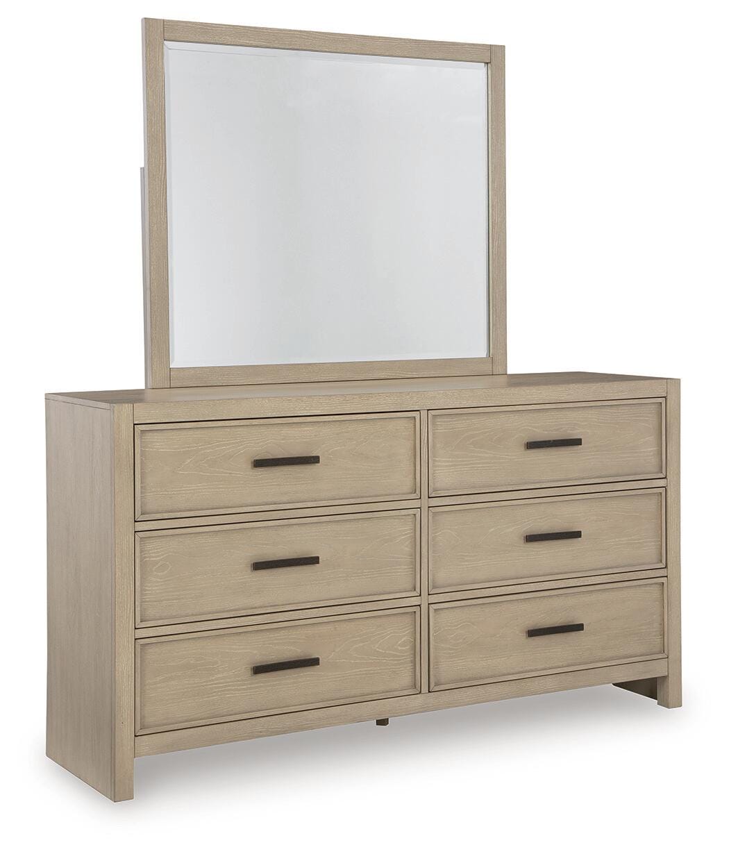 Calmoro Dresser and Mirror - B602B1