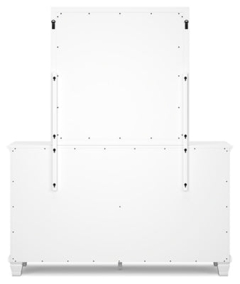 Fortman Full Panel Bed, Dresser and Mirror - B680B9