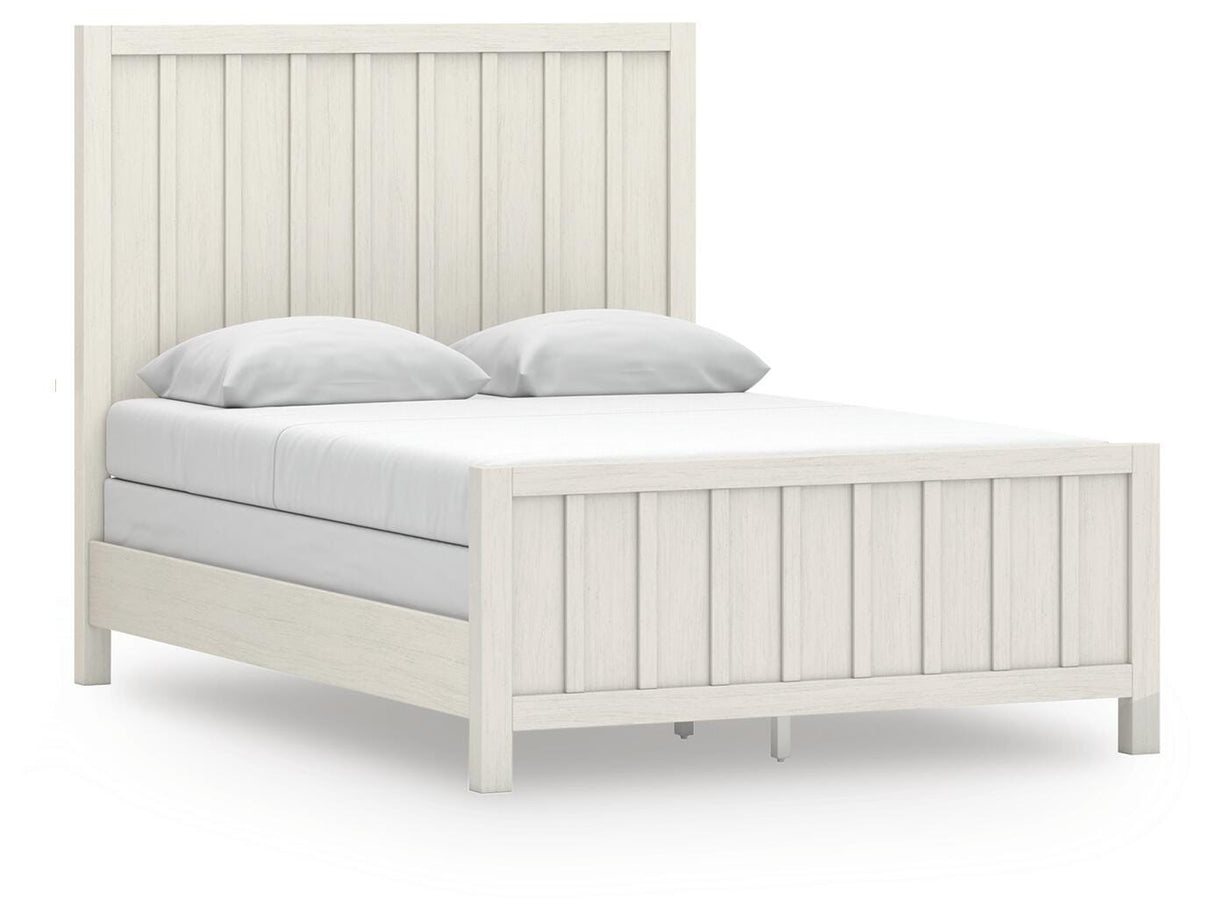 Shaybrock Queen Panel Bed, Dresser, Mirror and Nightstand - B683B9