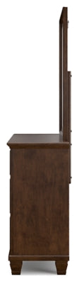 Danabrin King Panel Bed, Dresser, Mirror and Nightstand - B685B14
