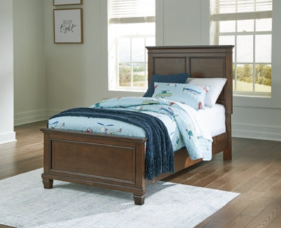 Danabrin Twin Panel Bed, Dresser and Mirror - B685B7