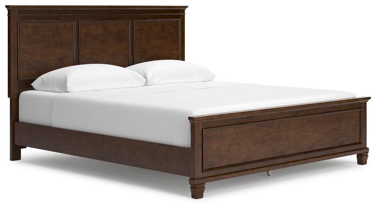 Danabrin California King Panel Bed, Dresser and Mirror - B685B13