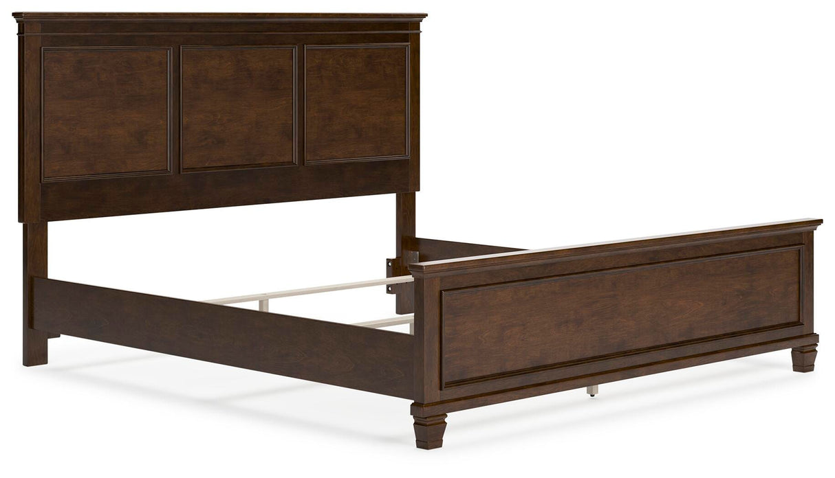 Danabrin King Panel Bed, Dresser, Mirror and Nightstand - B685B14