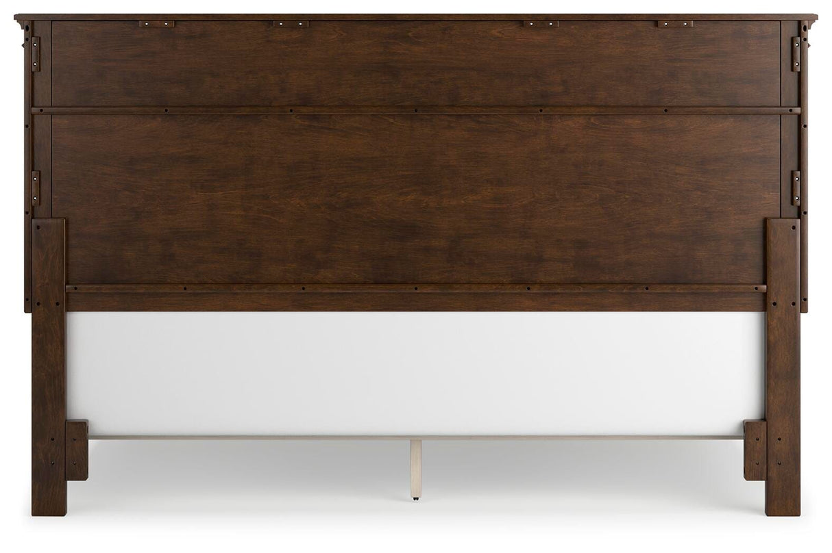 Danabrin King Panel Bed, Dresser, Mirror and Nightstand - B685B14