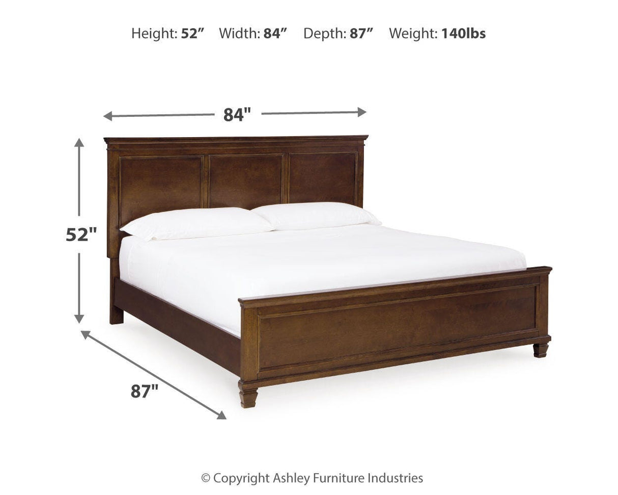 Danabrin King Panel Bed, Dresser and Mirror - B685B12