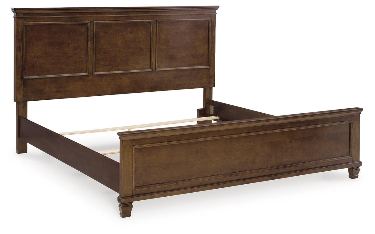 Danabrin King Panel Bed, Dresser, Mirror and Nightstand - B685B14