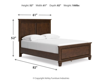 Danabrin Full Panel Bed, Dresser and Mirror - B685B9