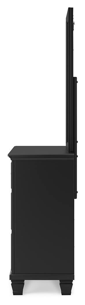 Lanolee King Panel Bed, Dresser, Mirror and Nightstand - B687B31