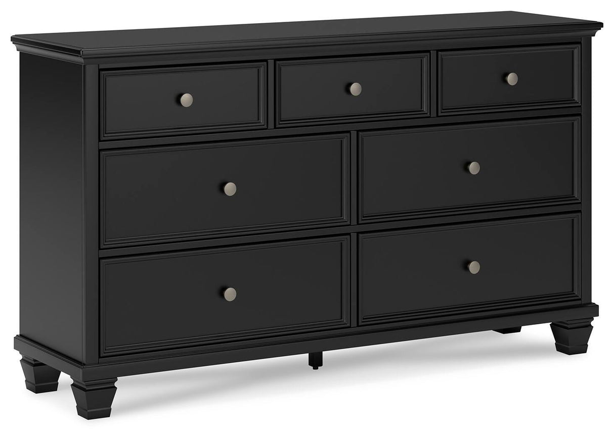 Lanolee California King Panel Bed, Dresser, Chest and 2 Nightstands - B687B32