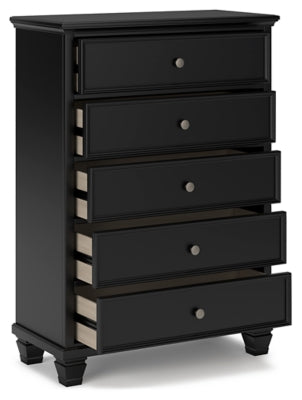 Lanolee Full Panel Bed and Chest - B687B12