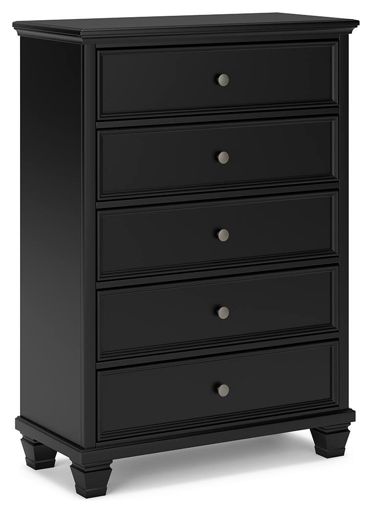 Lanolee Full Panel Bed and Chest - B687B12