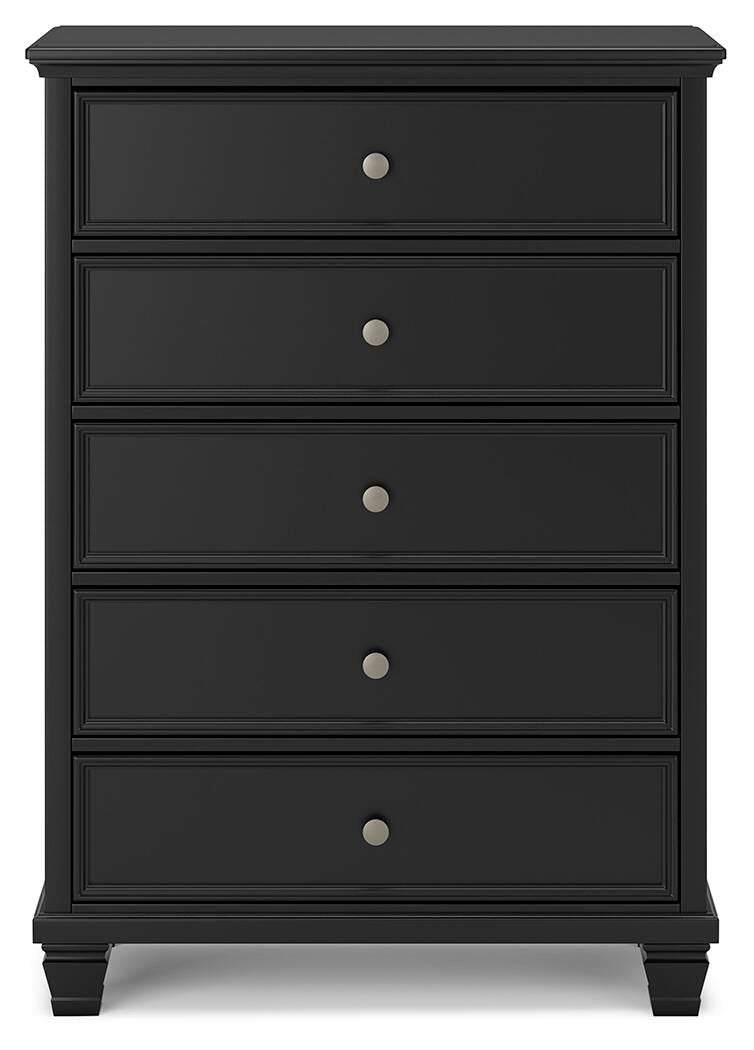 Lanolee Full Panel Bed and Chest - B687B12