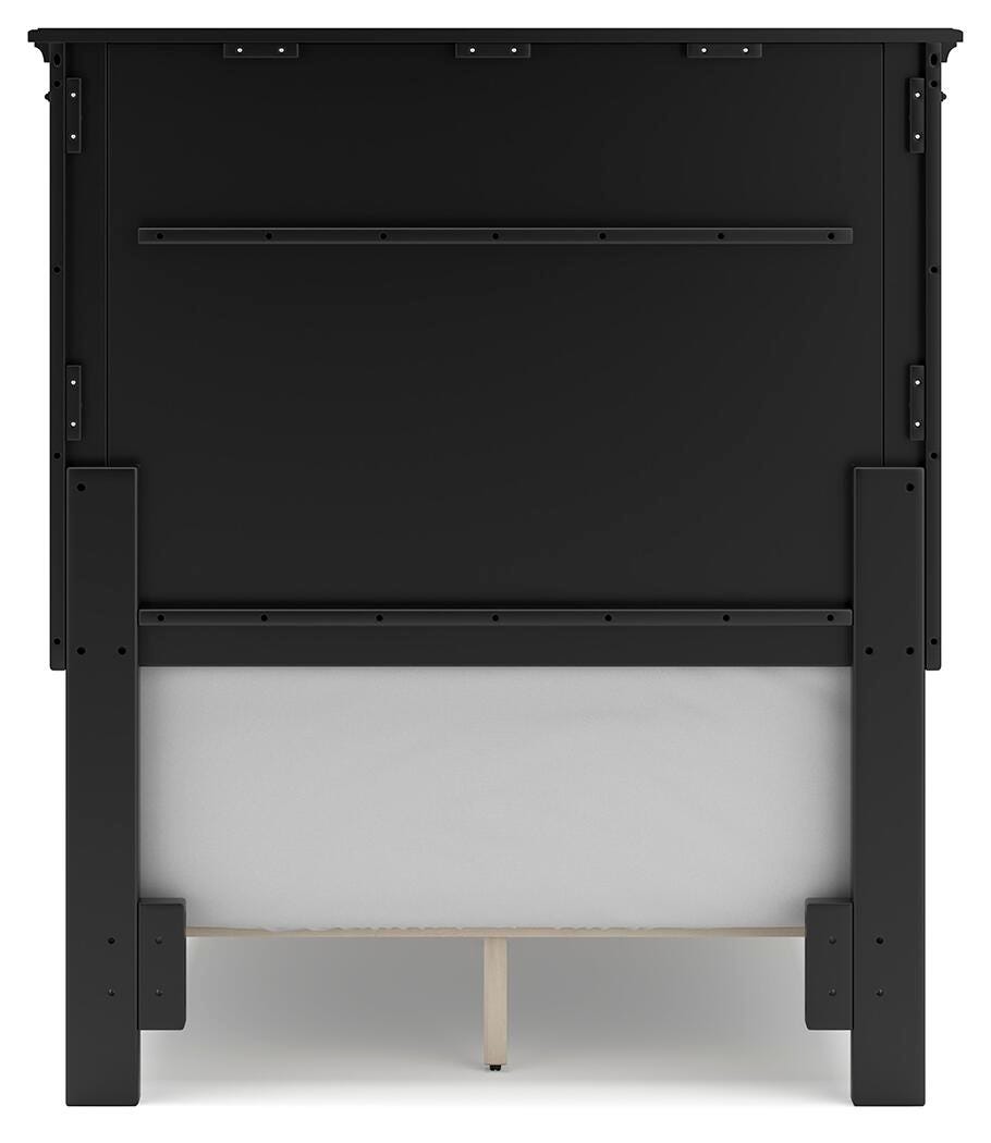 Lanolee Twin Panel Bed, Dresser and Mirror - B687B3