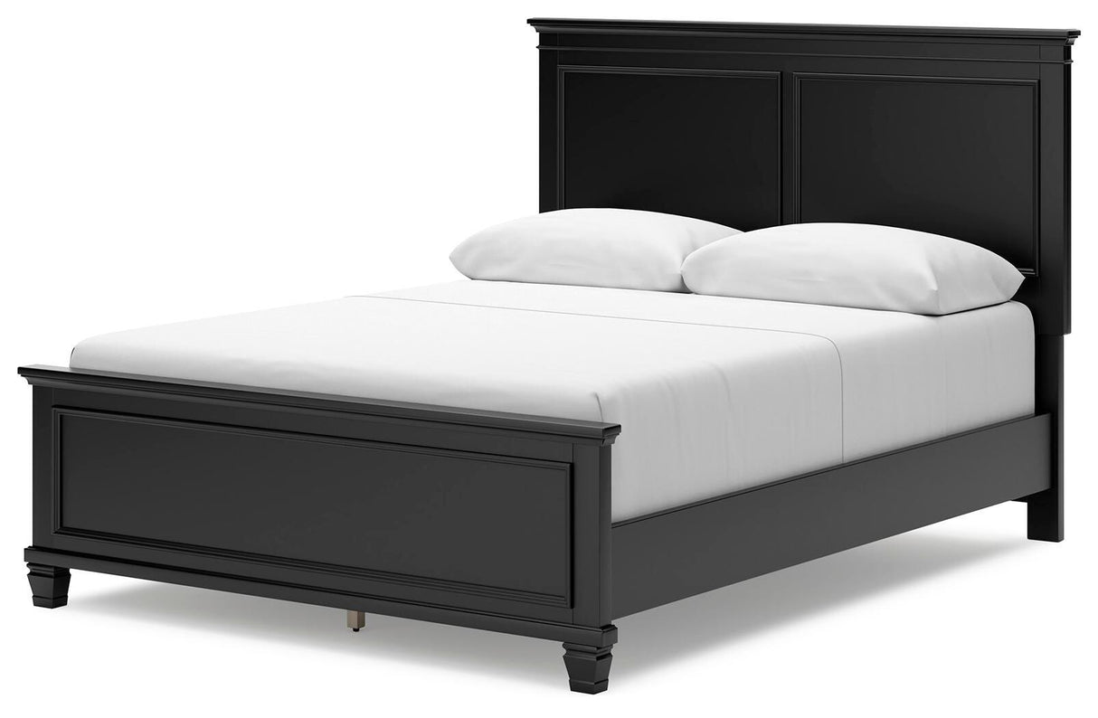 Lanolee Queen Panel Bed, Dresser, Mirror and Nightstand - B687B15