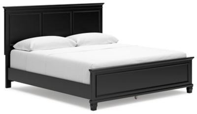 Lanolee California King Panel Bed, Dresser and Mirror - B687B14