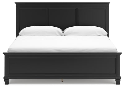 Lanolee California King Panel Bed, Dresser and Mirror - B687B14