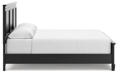Lanolee California King Panel Bed, Dresser and Mirror - B687B14