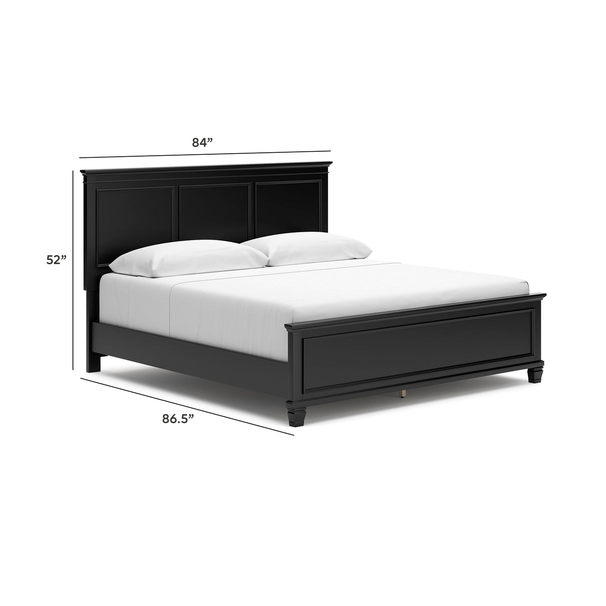 Lanolee King Panel Bed, Dresser, Mirror and 2 Nightstands - B687B29